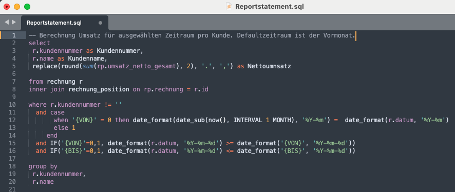 SQL Code